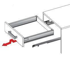 Demontaż szuflady