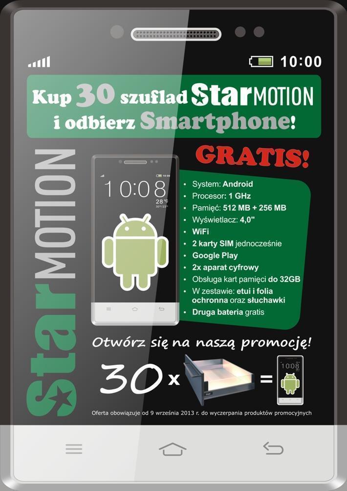 promocja 30 x StarMotion = SmartPhone