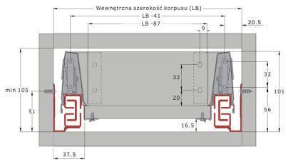 Wymiary montażowe