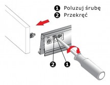 Regulacja i demontaż szuflad